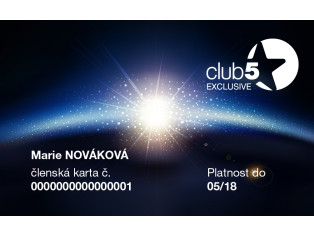 Club 5* Exclusive kartica Top Shop